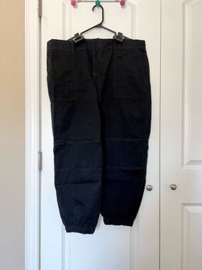 Joe Fresh Black Cargo-style Jogger Pants
